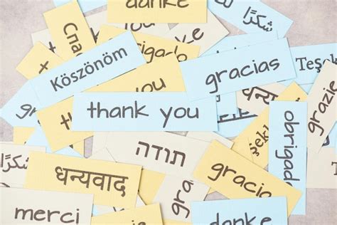 Charity in Different Languages .